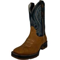 Bota Masculina Jump Bico Quadrado Reforçada Costurada Vimar