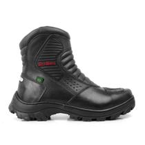 Bota Masculina Linha Motoqueiro de Couro Bell Boots