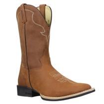 Bota Masculina Marrom Bico Quadrado Jácomo 37515