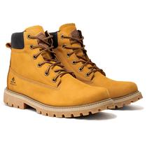 Bota Masculina Militar Macboot Roraima Cano Médio Couro Resistente Confortável Bota Masculina Militar Macboot Roraima Cano Médio Couro Resistente Confortável