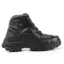 Bota Masculina Motociclista Motoqueiro Couro Latego
