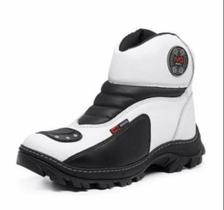 Bota Masculina Motociclista Shadow MG Brasil em Couro Legítimo