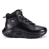 Bota Masculina Original Couro Legítimo Resistente Trilha Extra Leve