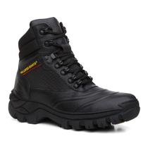 Bota Masculina Original Couro Resistente Confortável Leve C.A