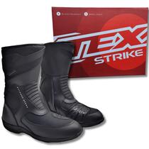 Bota Masculina Para Moto Texx Strike V2 Impermeável