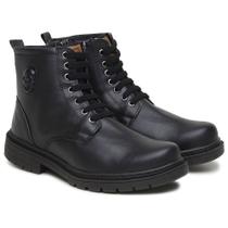 Bota Masculina Pedway Ziper Lateral Elástico Calce Fácil