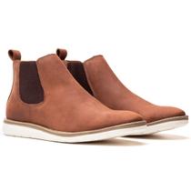 Bota Masculina Ranster em Couro Rústica Estilo e Elegância Tamanho:40Cor:Pinhão