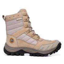 Bota Masculina Resister Master Boots Confort Premium Couro Areia