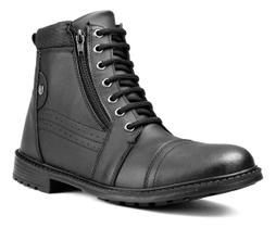 Bota Masculina Sapato Coturno Casual Super Leve C/ziper Late