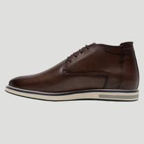 Bota Masculina Sapato Social Estilo Clássico Inglês Em Couro Elegante Bota Masculina Sapato Social Estilo Clássico Inglês Em Couro Elegante