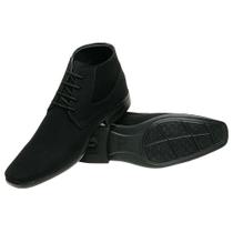 Bota Masculina Social Esporte Fino Cano Baixo Bico Quadrado Moderno Bota Masculina Social Esporte Fino Cano Baixo Bico Quadrado Moderno