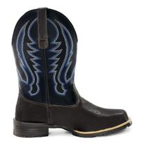 Bota Masculina Texana Couro Bordada Cowboy Country Conforto Bota Masculina Texana Couro Bordada Cowboy Country Conforto