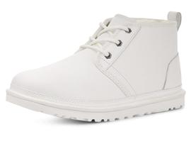 Bota masculina UGG Neumel de couro branco 12US/45EU