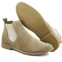 Bota Masculina urbana camurça couro escr 502A