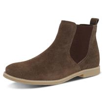 Bota Masculina urbana camurça couro escr 502A