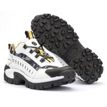 Bota Masculina US Coturno de Couro Intruder Cor White Camouflaged