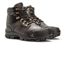 Bota Masculina US Coturno de Couro Profissional Cor Black