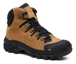 Bota Masculina Via Livre Kansas Reforçada Em Couro Macia C.a