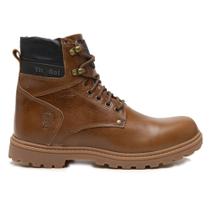 Bota Masculina WorkBel ThaBel Conhaque Palmilha Anti Perfurante e CA