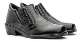 bota masculina ziper cano baixo calce facil