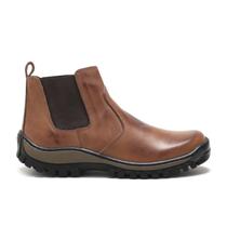 Bota Masculino Couro Reforçada 232 Moda Conforto