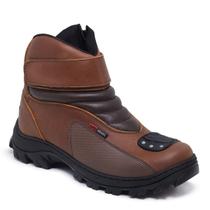 Bota Masculino Motociclista Coturno em Couro Legitimo Solado em Borracha Palmilha P.U em Gel MMG Brasil Jawa Edição Premium Lançamento