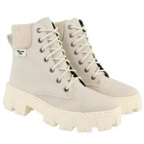 Bota material sintético Coturno Lançamento Outono Inverno Elegancia e Conforto em Um So Produto