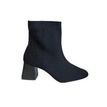 Bota Meia Feminina Bebecê Cano Curto Preta T4414-255