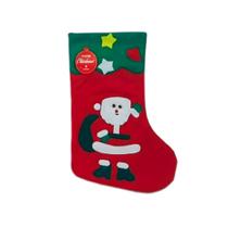 Bota meia tema árvore de natal boneco de neve e papai noel