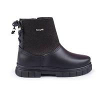 Bota Menina Pampili Lucky Preta com Glitter e Laço Bota Menina Pampili Lucky Preta com Glitter e Laço
