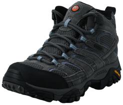 Bota Merrell Moab 2 Mid Feminina Impermeável Granito 6M Bota Merrell Moab 2 Mid Feminina Impermeável Granito 6M