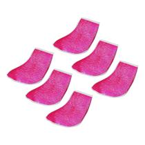 Bota Metalizada com Isolmanta Santa Clara Pink - Kit C/ 6un