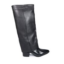 Bota Mezzo Punto Cano Alto Couro Bota Mezzo Punto Cano Alto Couro