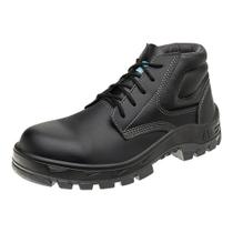 Bota Microfibra Bico Composity com Cadarça PU N43 ca34540 Preto MARLUVAS