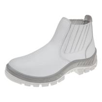 Bota Microfibra sem Cadarço PU Branco ca31396 N39 MARLUVAS Bota Microfibra sem Cadarço PU Branco ca31396 N39 MARLUVAS