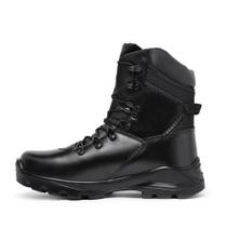Bota Militar Acero em Couro Latego Modelo Tiger Extra Brilho Preto Cano Alto Bota Militar Acero em Couro Latego Modelo Tiger Extra Brilho Preto Cano Alto