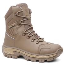 Bota Militar Masculina Couro Bovino Cano Alto Adventure Reforçada Tatica CATERPRO Solado Tratorado Coturno Masculino Trabalho Trilhas e Trekking