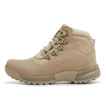 Bota Militar Resistente em Couro Legitímo Acero Modelo Titan Desert Cano Curto