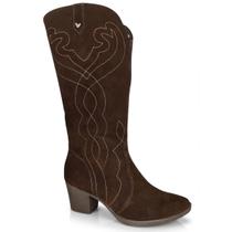 Bota Mississipi Cano Alto Vindel J1204 Feminino Café -