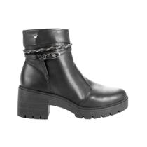 Bota Mississipi Cano Curto com Detalhes em tiras Metalizados Bota Mississipi Cano Curto com Detalhes em tiras Metalizados