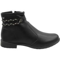 Bota Mississipi Cano Curto Rives Com tiras Trançadas Feminina Bota Mississipi Cano Curto Rives Com tiras Trançadas Feminina