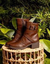 Bota Mississipi Feminina Cano Curto J1371 Bota Mississipi Feminina Cano Curto J1371