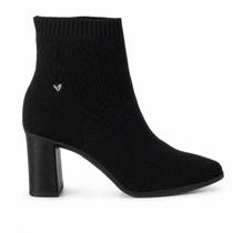 Bota Mississipi J0354 Feminina De Cano Curto Em Malha Preto
