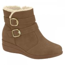 Bota Modare 7085206 Anabela Detalhe em Pelinho Feminino Bota Modare 7085206 Anabela Detalhe em Pelinho Feminino