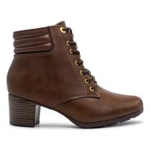 Bota Modare Feminina Napa Genebra/Pele Strech Salto Bloco 7072.103