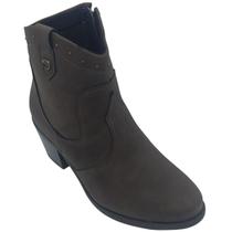 Bota Modare Feminina Napa Veluna com Zíper Lateral e Salto 6cm Cor:ChocolateTamanho:34 Bota Modare Feminina Napa Veluna com Zíper Lateral e Salto 6cm Cor:ChocolateTamanho:34