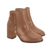 Bota Modare Feminina Salto Médio Grosso Cano Curto Conforto Dia a Dia Antiderrapante Elegante Bota Modare Feminina Salto Médio Grosso Cano Curto Conforto Dia a Dia Antiderrapante Elegante