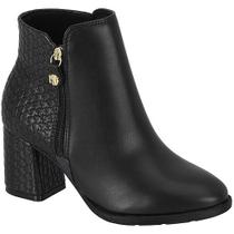 Bota Modare Ultraconforto Salto Grosso Cano Curto 7078.101 Bota Modare Ultraconforto Salto Grosso Cano Curto 7078.101