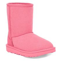 Bota moderna UGG K Classic II unissex, saqueta para crianças grandes, rosa