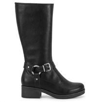 Bota Moleca Cano Alto Preto Feminino 5354202 - Preto - 36 Bota Moleca Cano Alto Preto Feminino 5354202 - Preto - 36